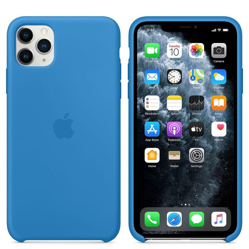 Coque en silicone pour iPhone (SURFEUR BLEU)