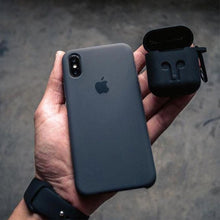 Load image into Gallery viewer, iPhone Silicone Case (BLACK)
