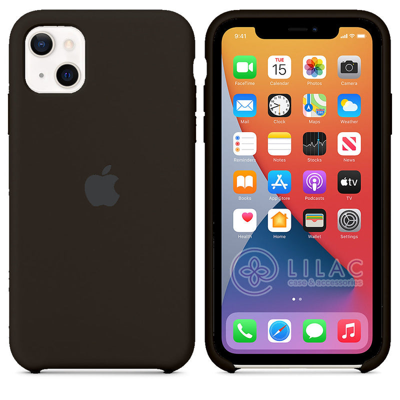 Custodia in silicone per iPhone (NERO)