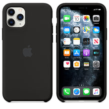 Load image into Gallery viewer, iPhone Silicone Case (BLACK)
