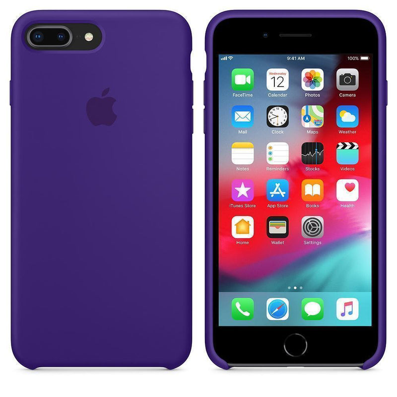 Funda de Silicona para iPhone (VIOLETA)