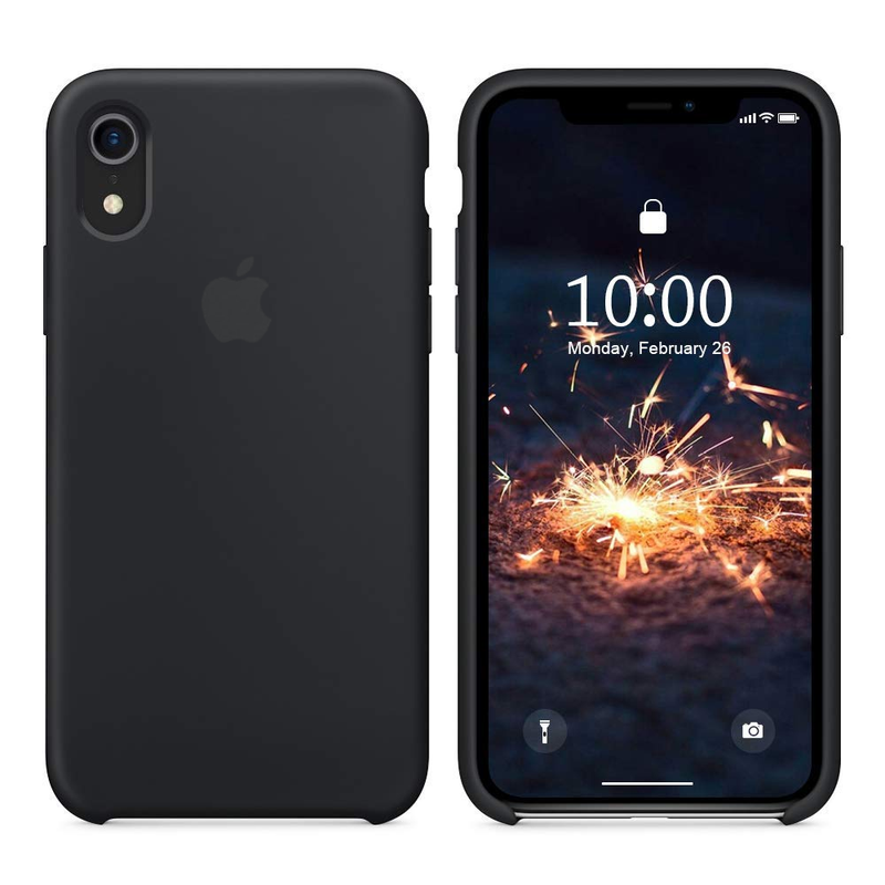 iPhone Siliconen Hoesje (ZWART)